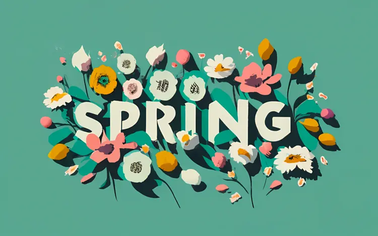 Spring Flowers Illustration
