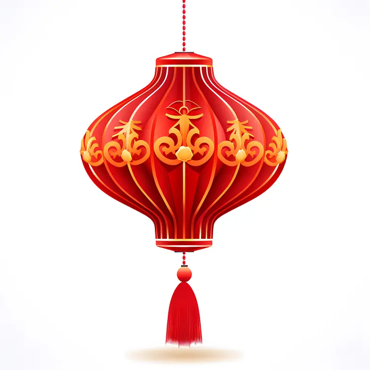 Red and Gold Traditional Lantern
