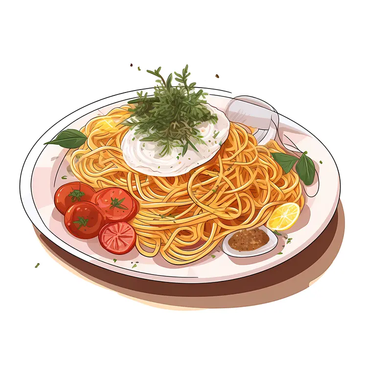 Delicious Spaghetti with Fresh Tomatoes and Herbs