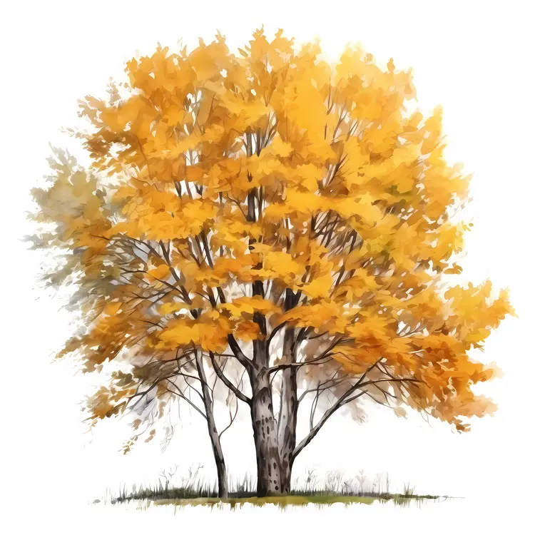 Yellow Autumn Tree