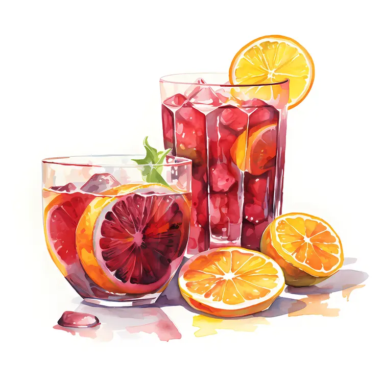Refreshing Fruit Punch with Citrus and Berries