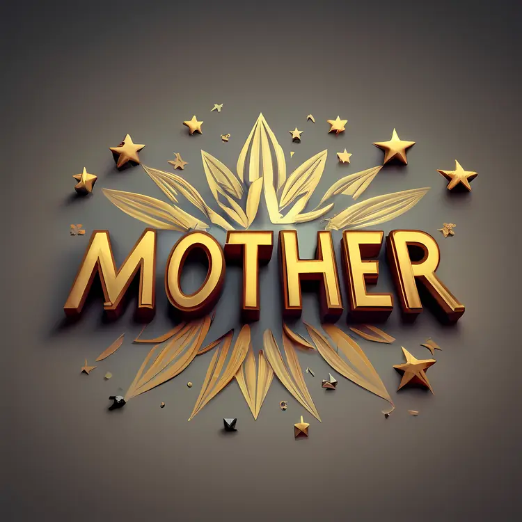 Gold Star Mother with Stars