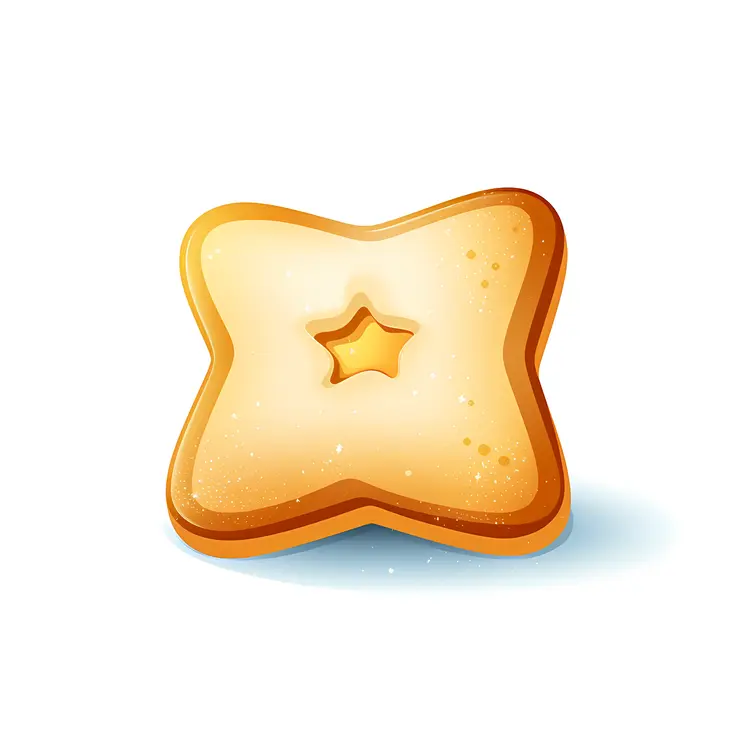 Star Shaped Cookie Illustration
