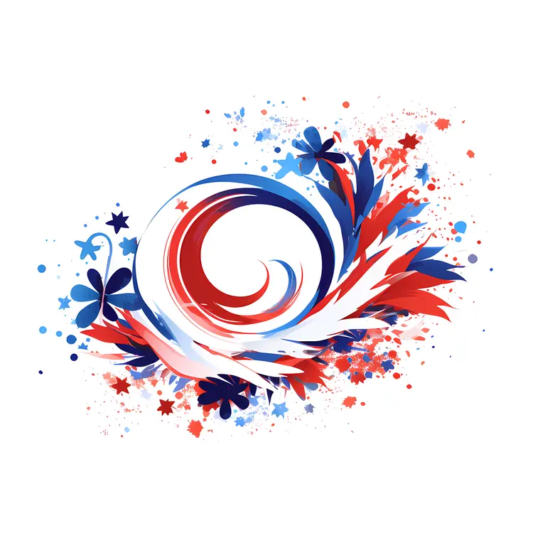 Colorful Abstract Swirl Design