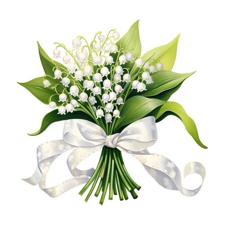 Beautiful Lily of the Valley Bouquet
