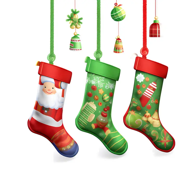 Christmas stockings hanging