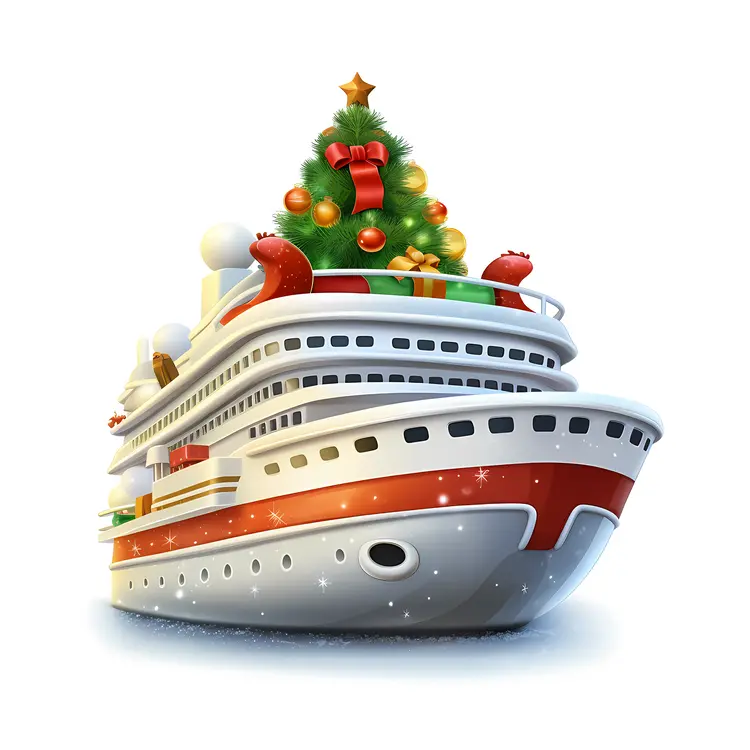 Christmas Tree on a Cruise Ship
