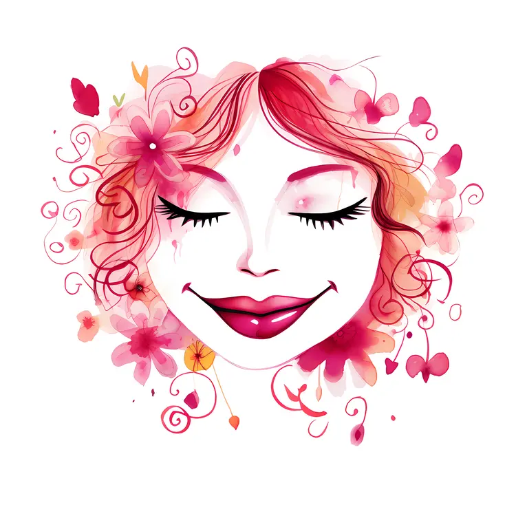 Smiling Face with Flowers
