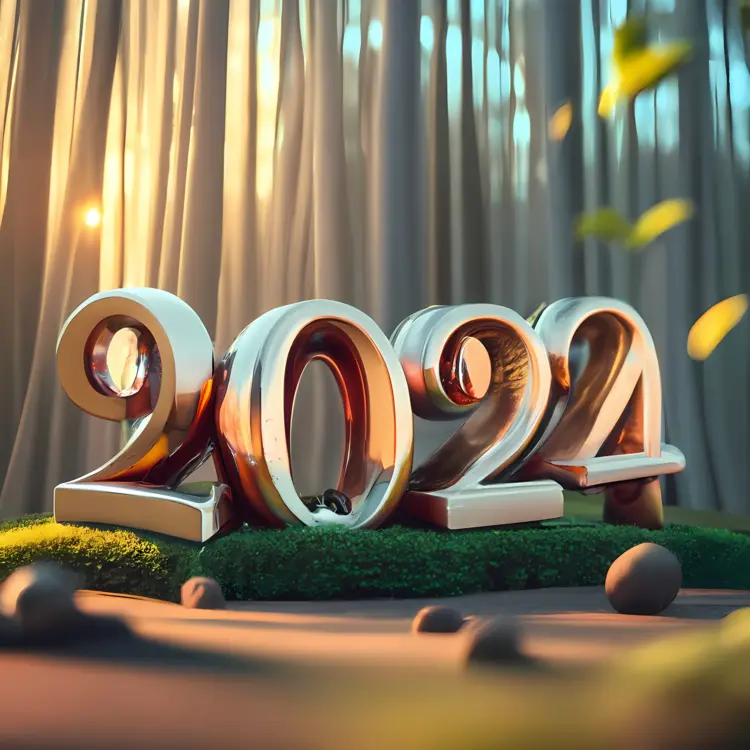 Golden 2024 in Nature Setting