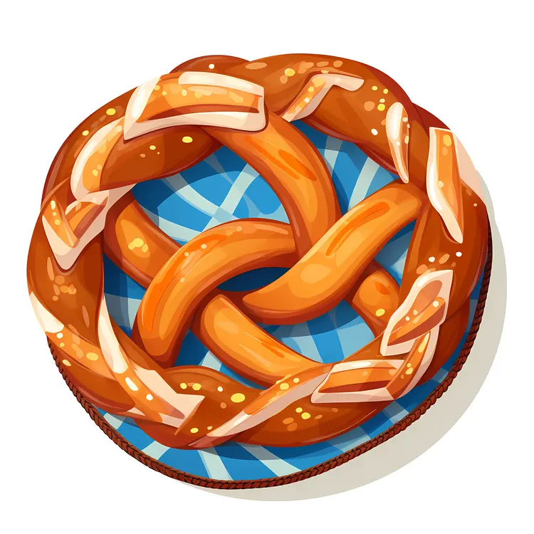 Delicious Pretzel Illustration for Oktoberfest