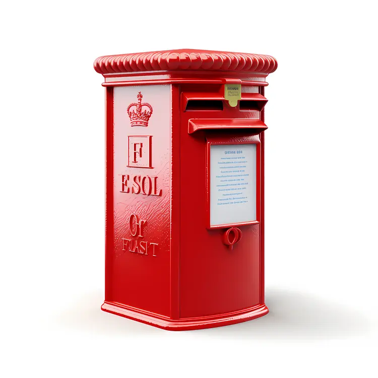 Red Mailbox for Letters