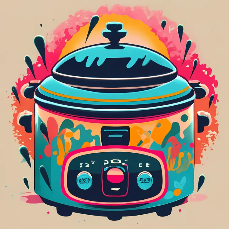 Colorful Slow Cooker for Convenient Cooking