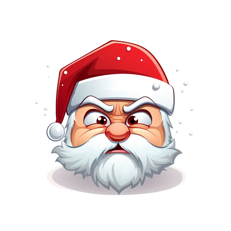 Grumpy Santa Claus