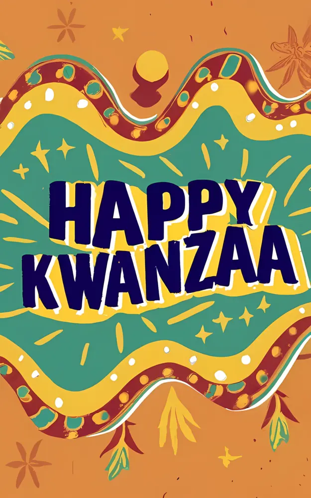 Happy Kwanzaa Colorful Celebration