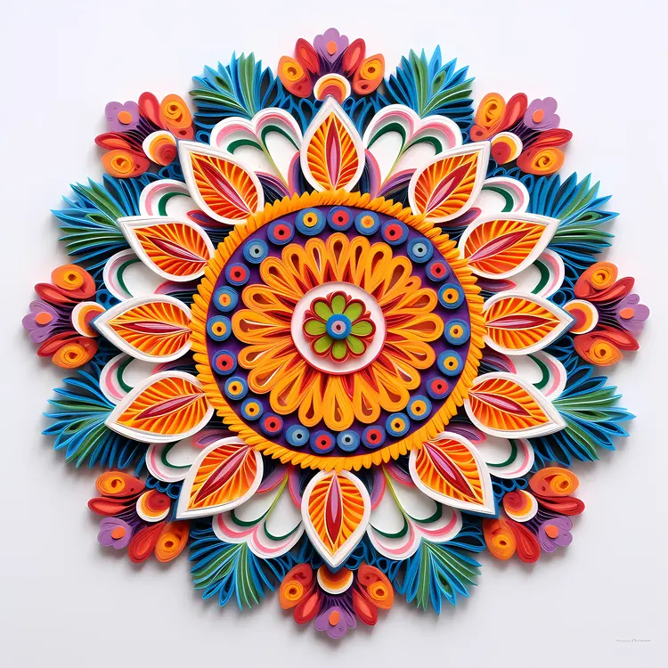 Colorful Mandala Art Design