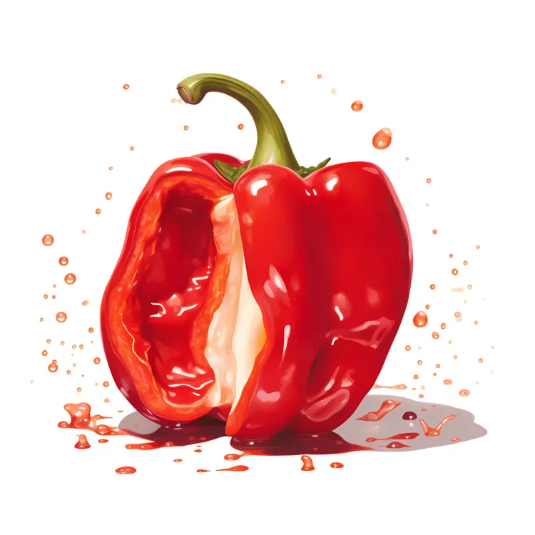 Fresh Red Bell Pepper