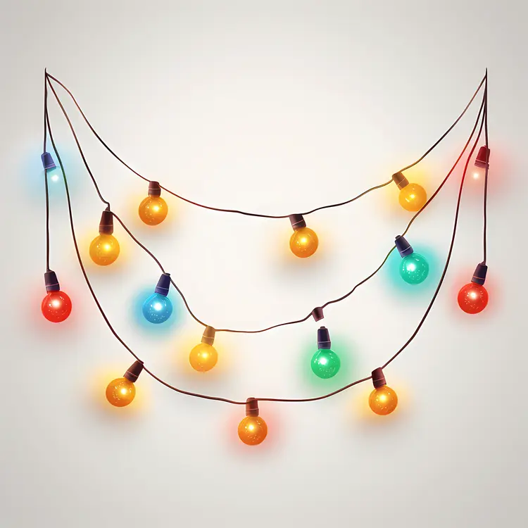 Colorful String Lights Decoration
