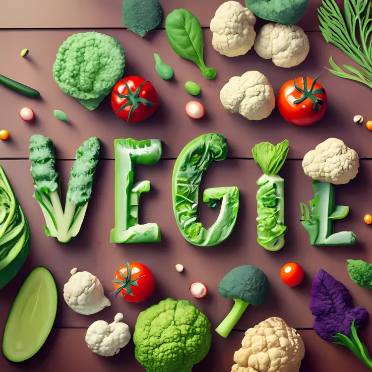 Colorful Vegetables Arrangement