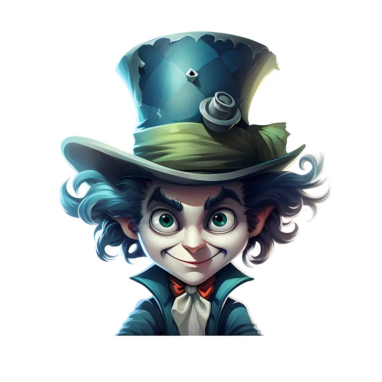 Mad Hatter with Blue Hat