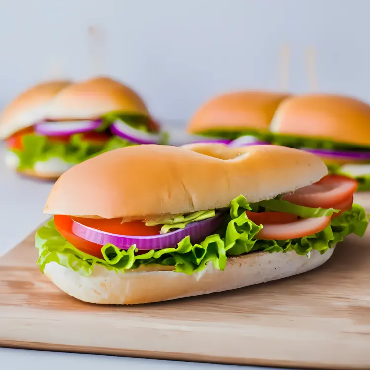 Fresh Vegetable Sandwich