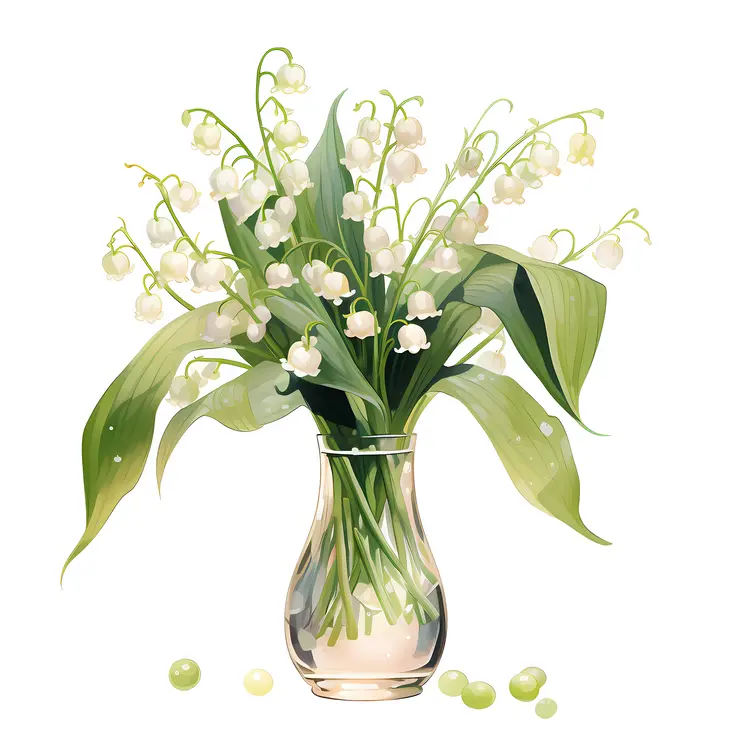 Lily of the Valley in a Vase