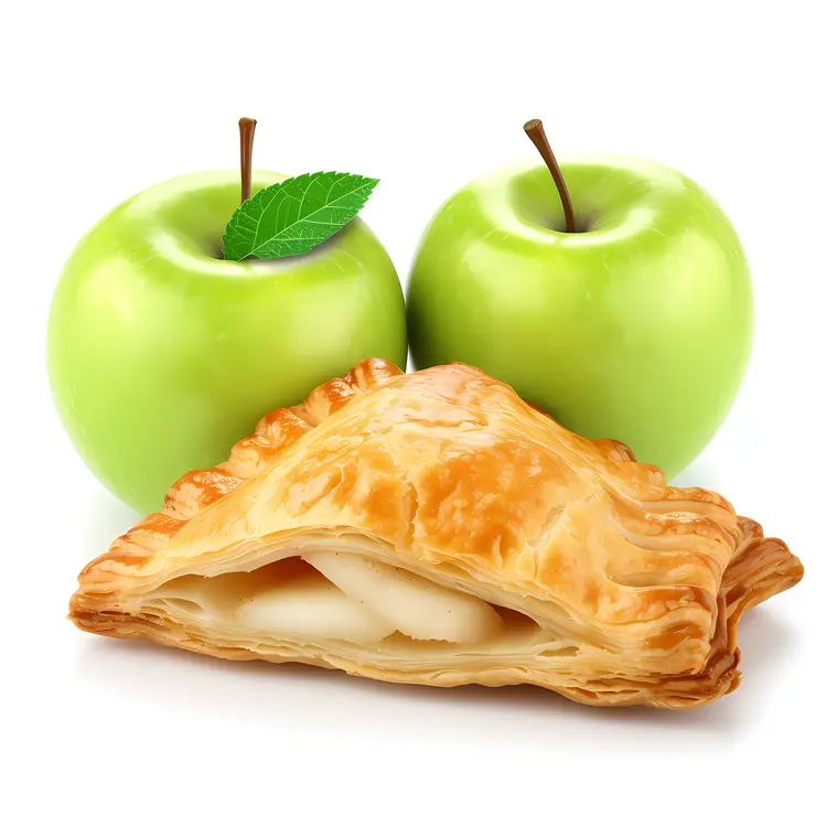 Delicious Apple Pie with Fresh Green Apples