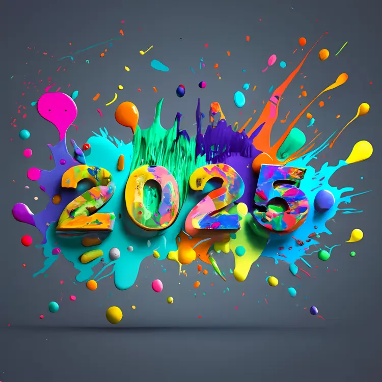 Colorful 2025 Splash Art