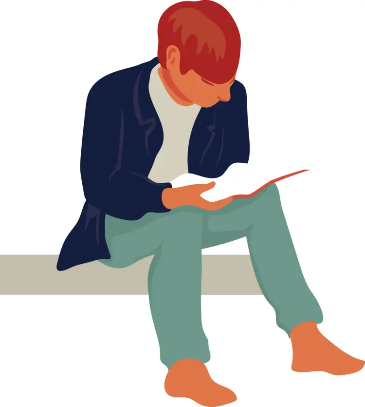 Person Reading a Book