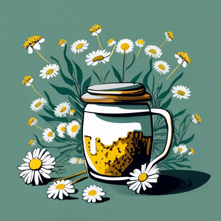 Chamomile Tea with Flowers