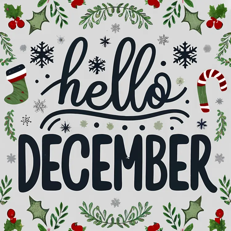 Christmas Elements and Snowflakes