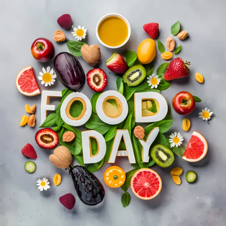Fresh Fruits and Vegetables for Food Day