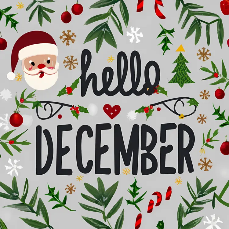 Santa Claus and Christmas Decorations