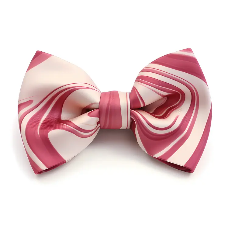 Swirled Pink Decorative Bow