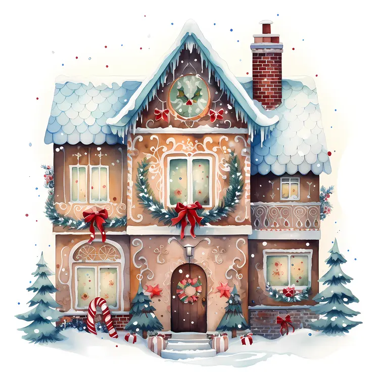 Small cute doodle house