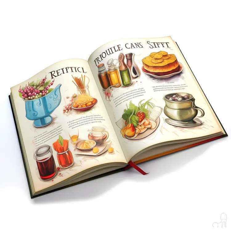 Illustrated Cookbook with Recipes