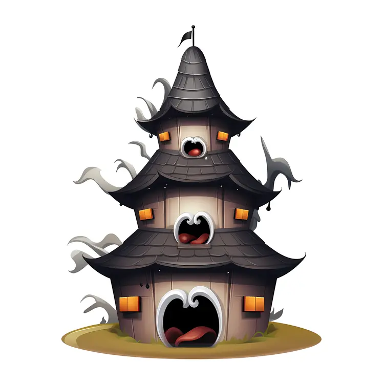Spooky Haunted House for Halloween
