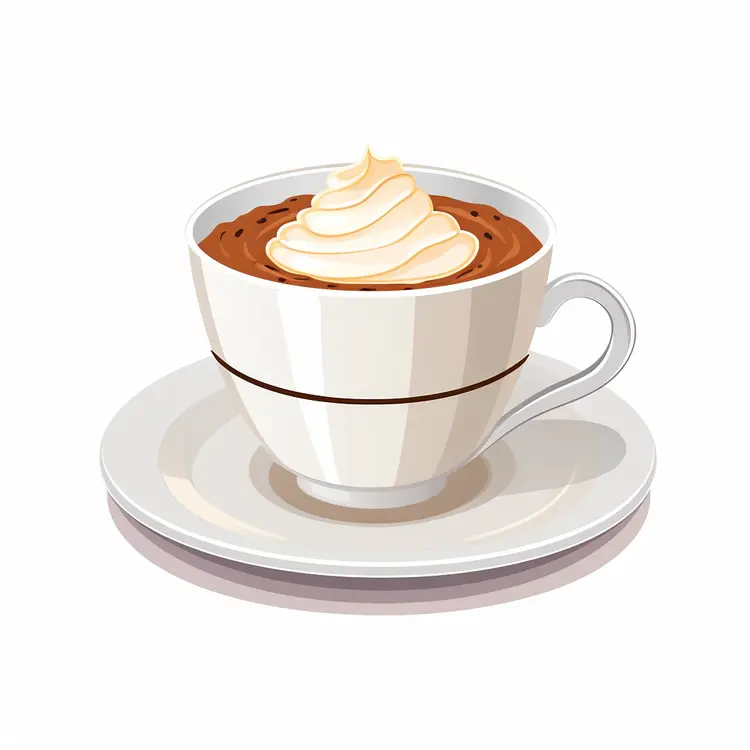 Cup of Coffee with Whipped Cream