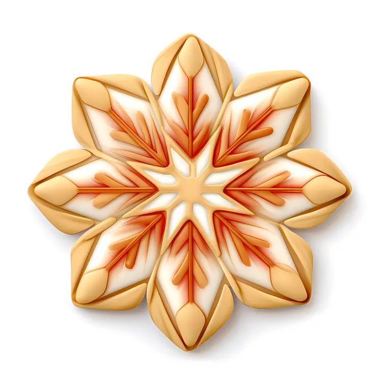 Colorful Patterned Decorative Cookie