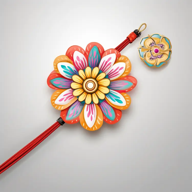 Colorful Flower Pendant for Festive Decoration