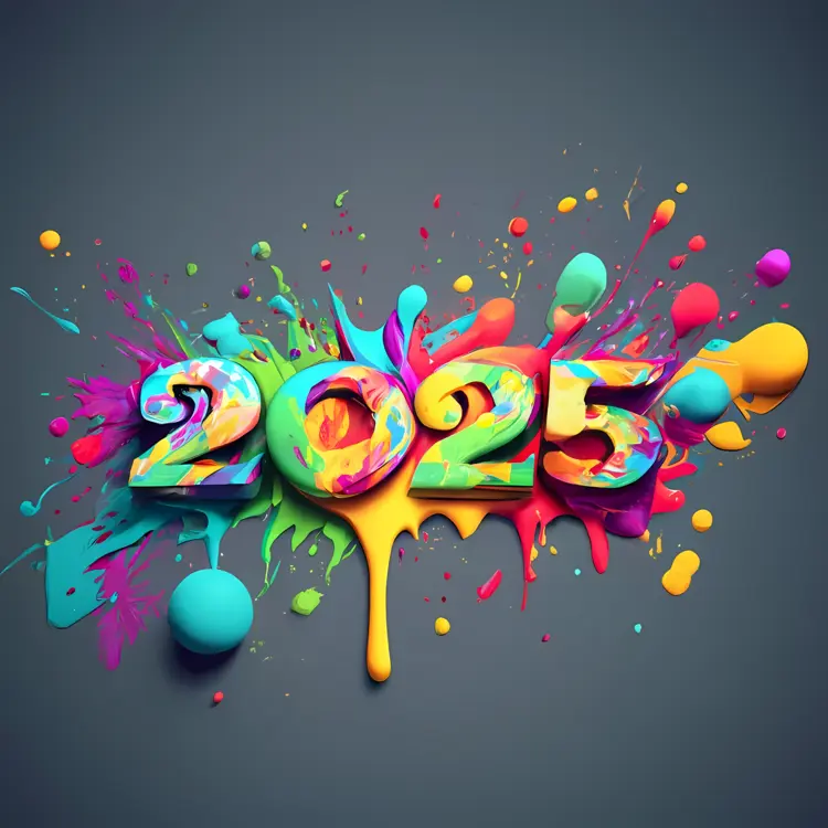 Colorful 2025 Splash Art
