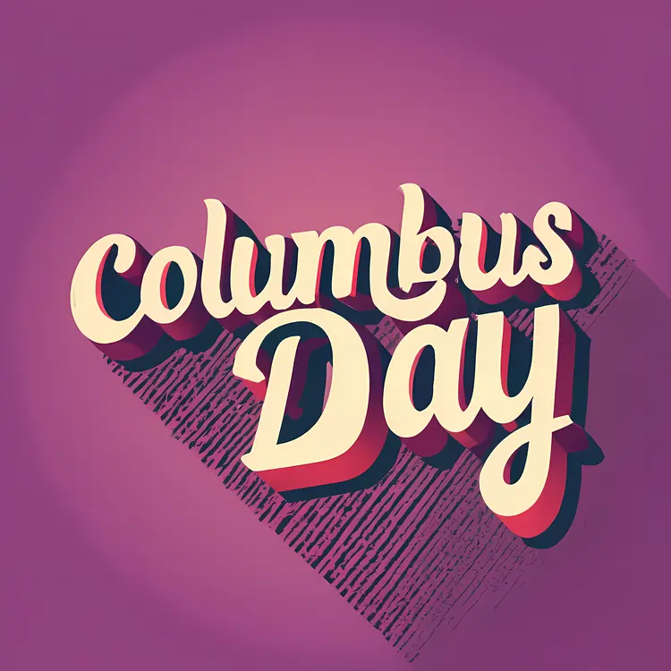 Columbus Day Celebration Text