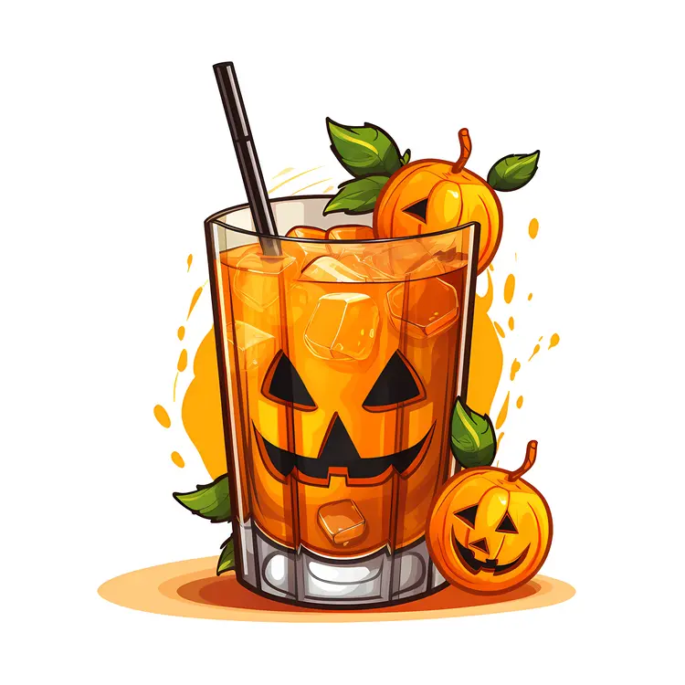 Halloween Pumpkin Cocktail