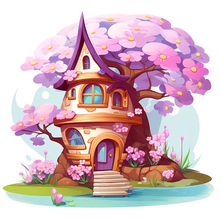 Small Cute Doodle House