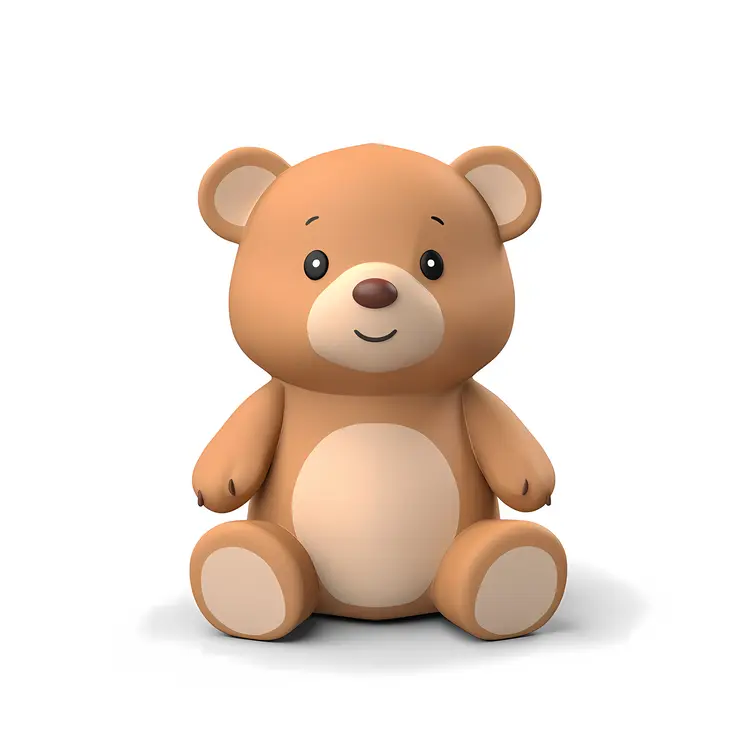 Cute Brown Teddy Bear Toy