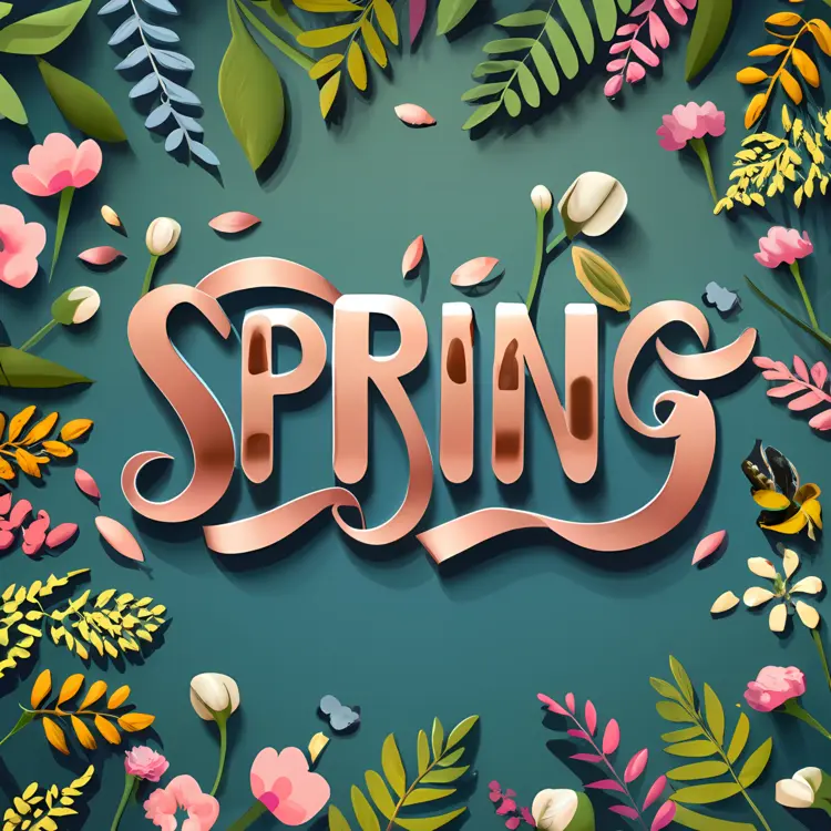 Spring Flowers Illustration