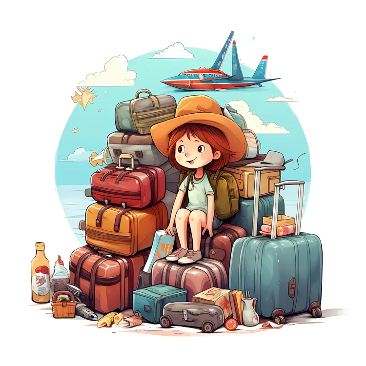 Child Excited for a Travel Adventure