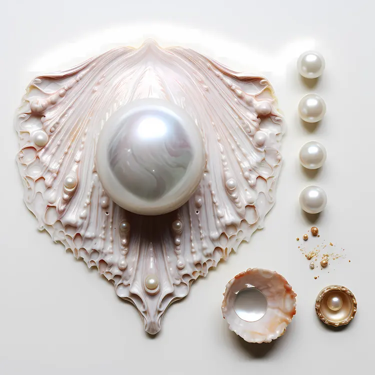 Large Pearl with Smaller Pearls