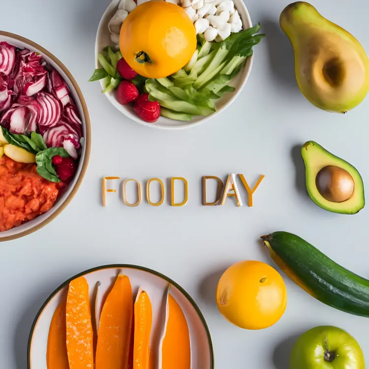 Healthy Food Arrangement for Food Day
