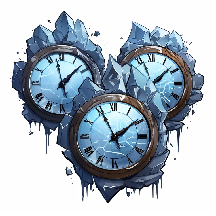 Multiple Frozen Clocks in Ice