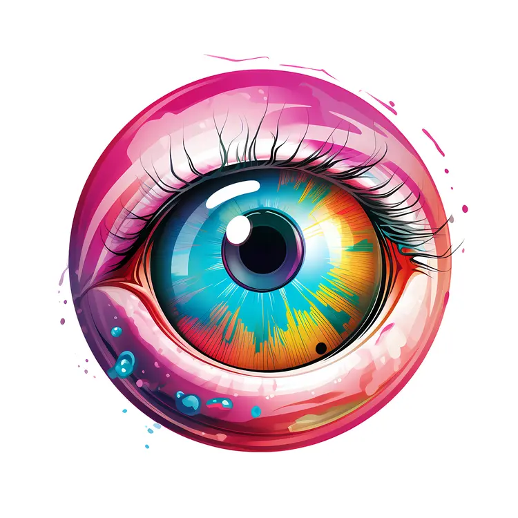 Colorful Artistic Eye Illustration